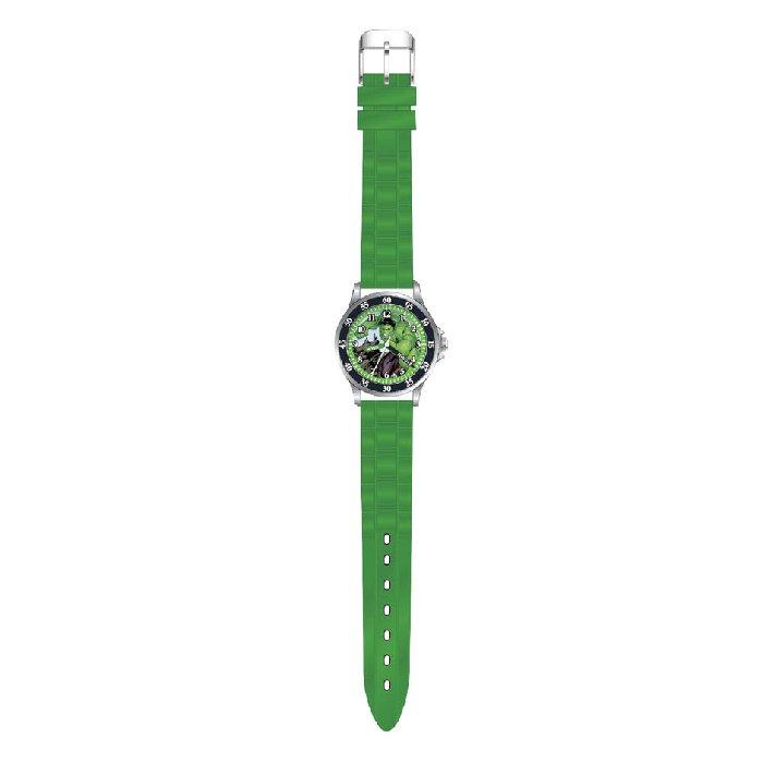Disney Avengers Watch for Boys, Analog, Rubber Strap, AVG9032 - Green