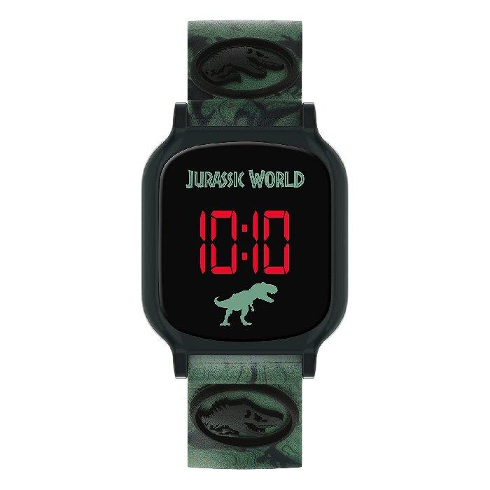 Disney Jurassic World Kids Watch, Digital, 32 mm, Silicone Strap, JRW4072ARG - Green
