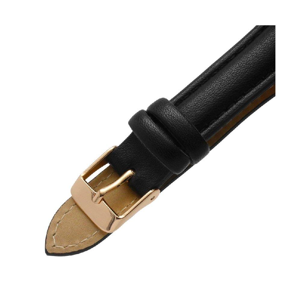 Disney MICKEY MOUSE Kids Watch, Analog, 35 mm, Leather Strap + Giftable Tin packaging, MK5376 – Black