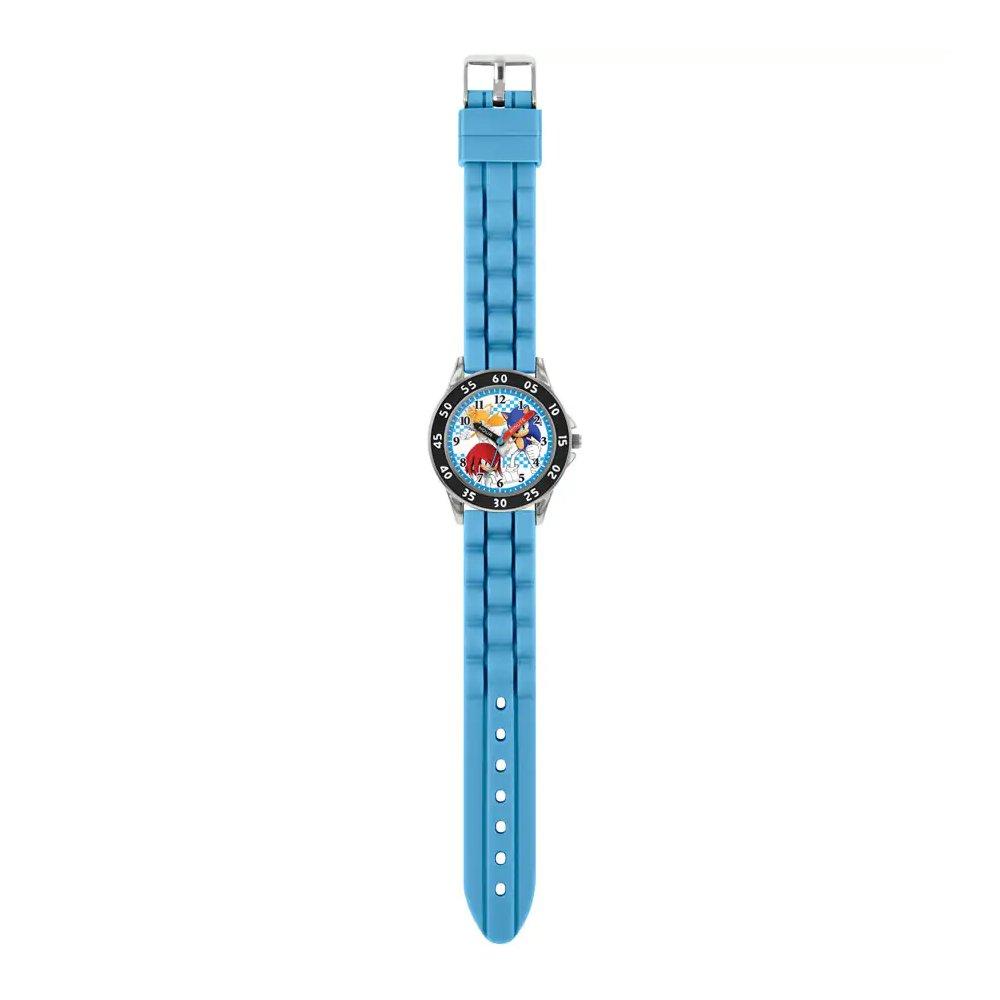 Disney Sonic the Hedgehog Time Teacher, Analog, 33 mm, Silicone Strap, SNC9038 – Blue