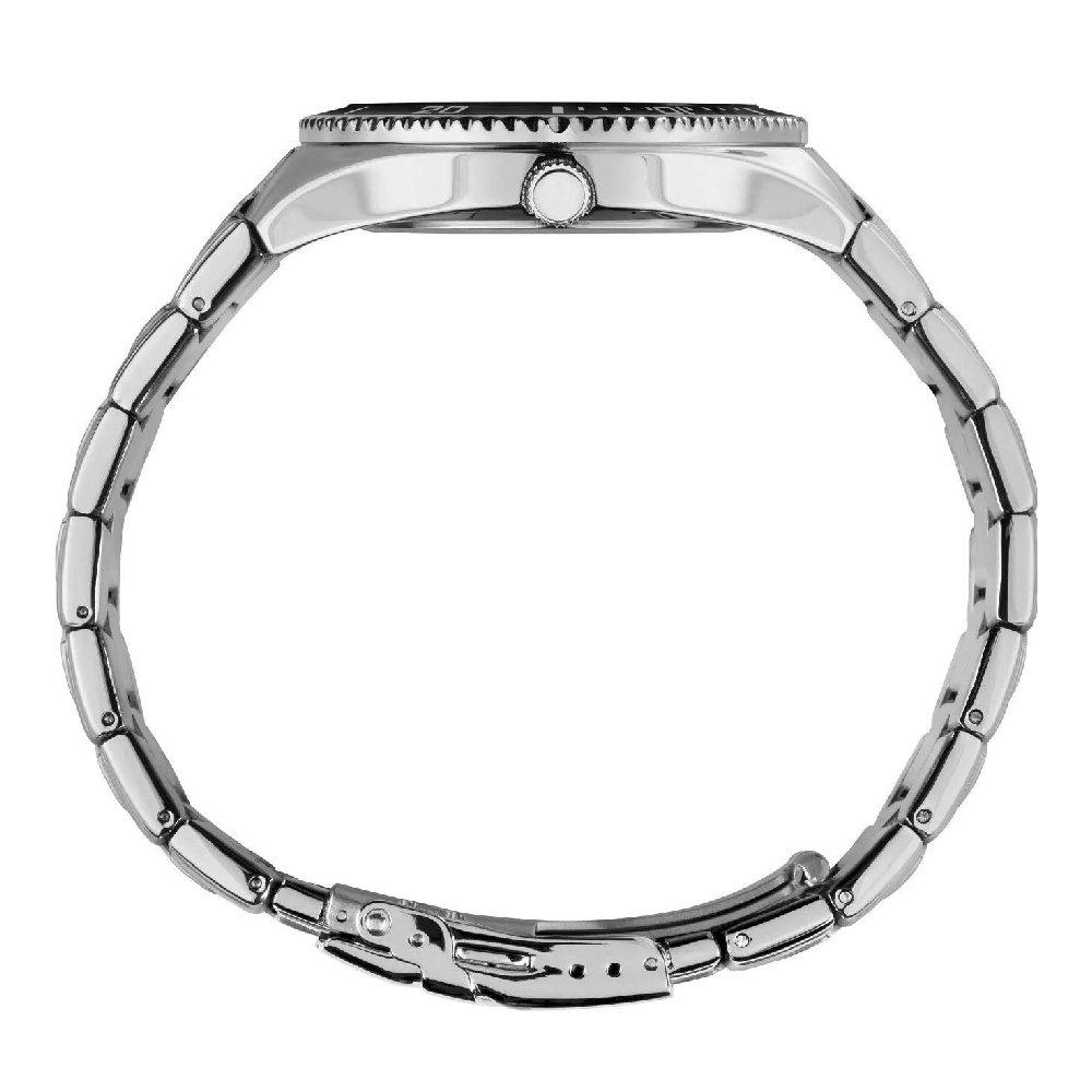 TIMEX Solar Watch for Men, Analog, 43mm, Stainless Steel Strap, TW2V53700- Silver