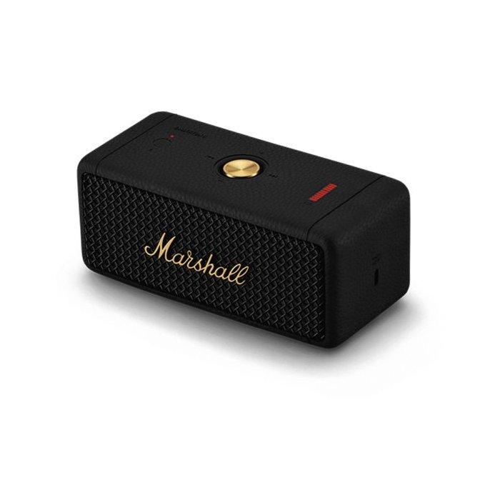Marshall Emberton II Portable Bluetooth Speaker, 20W - Black & Brass