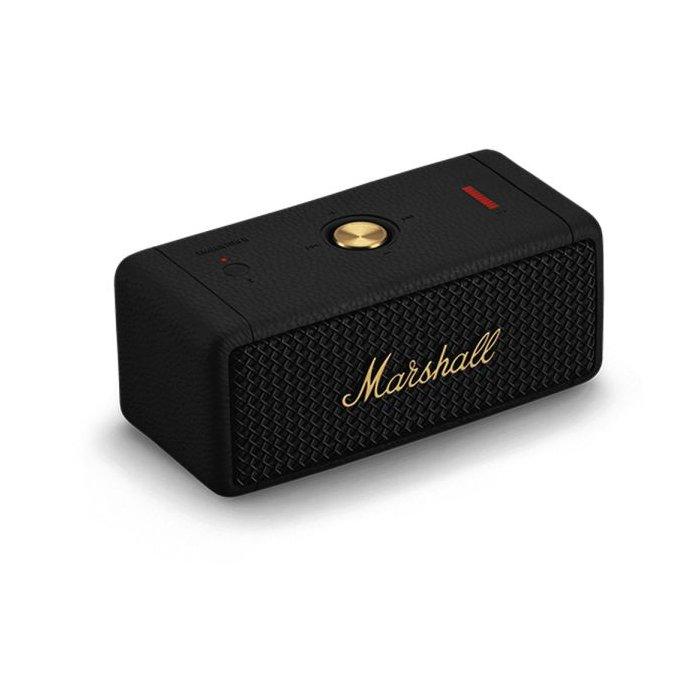 Marshall Emberton II Portable Bluetooth Speaker, 20W - Black & Brass