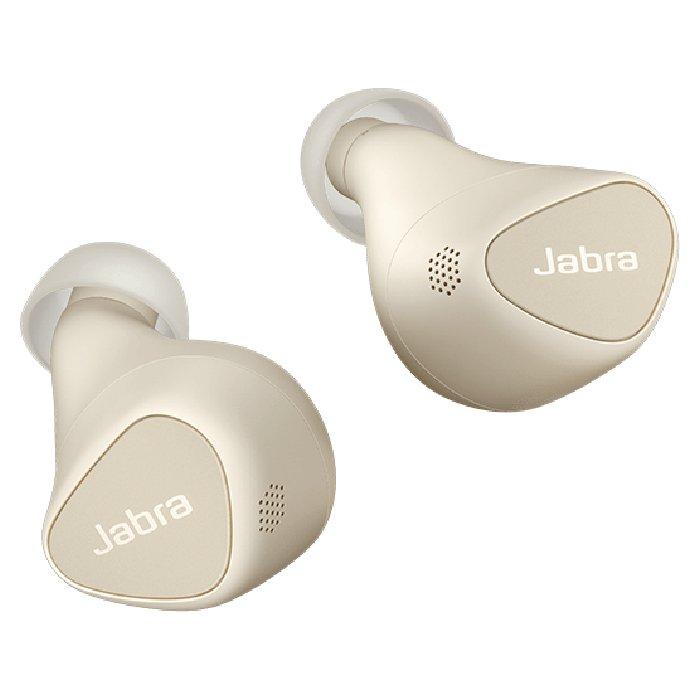 سماعات اذن بلوتوث لاسلكية من جابرا ايليت 5 ايليت 5 جيجابايت - ذهبي بيج