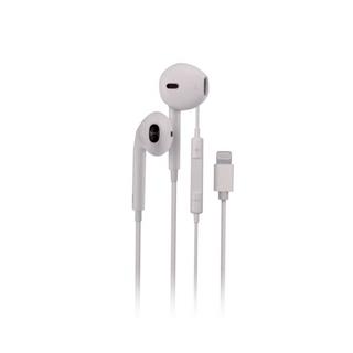 Buy Eq wired earphones 1. 2m lightening jack jc06 - white in Kuwait