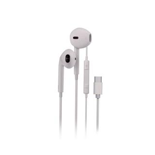 Buy Eq wired earphones usb-c 1. 2m jack jc06 - white in Saudi Arabia