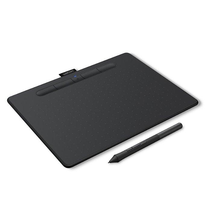 Wacom Intuos Digital Graphic Drawing Tablet, Medium, CTL-6100K-B - Black