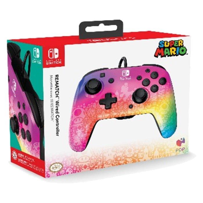 PDP Rematch Wired Controller for Nintendo Switch / Lite / OLED - Star Spectrum