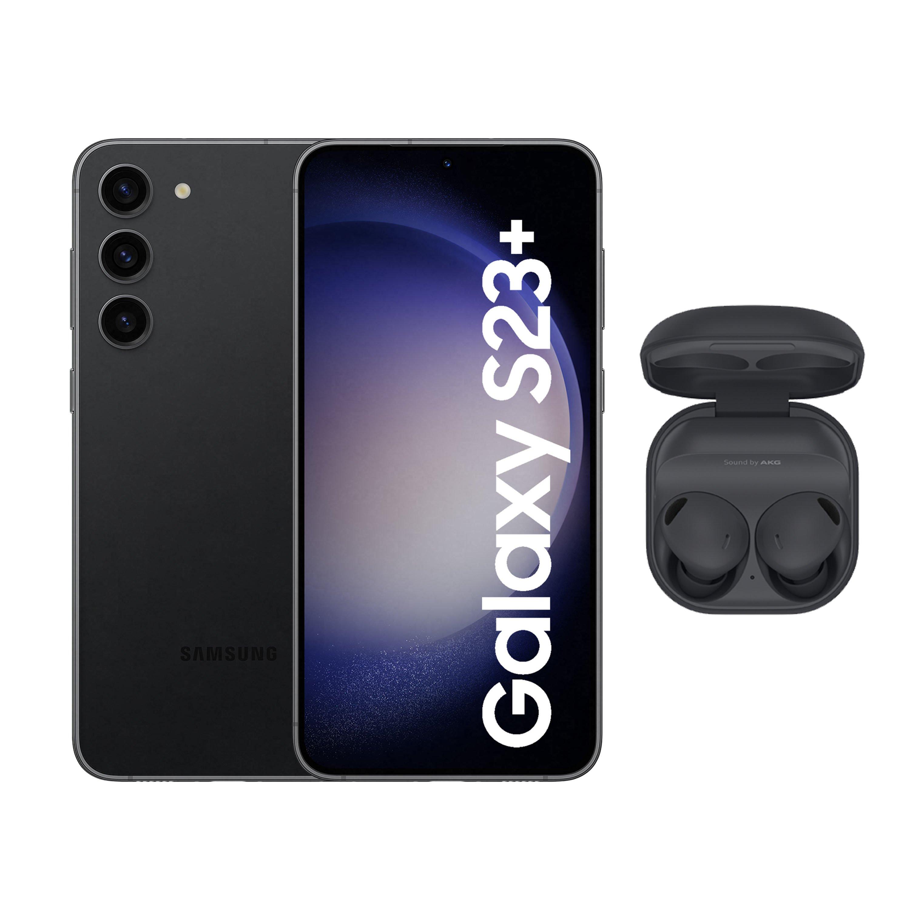 اطلب مسبقاً هاتف سامسونج جالكسي اس 23 بلس بسعة 256 جيجابايت - أسود فانتوم