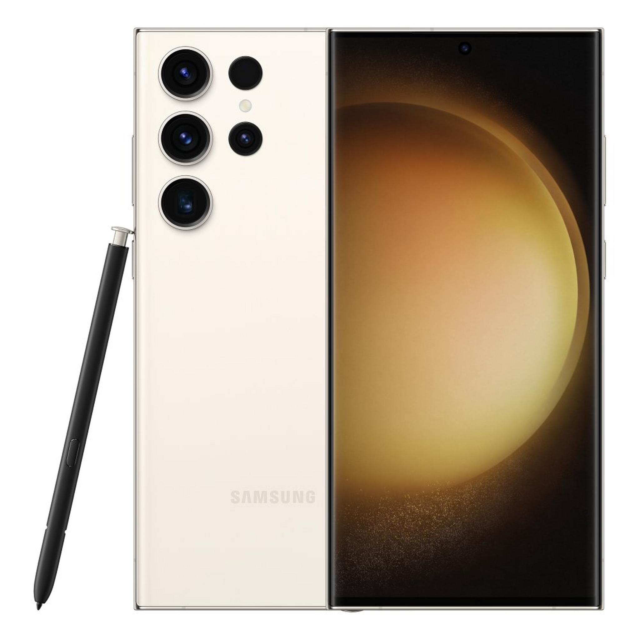 Samsung Galaxy S23 Ultra Phone, 6.8-inch, 256GB, 12GB RAM - Cream