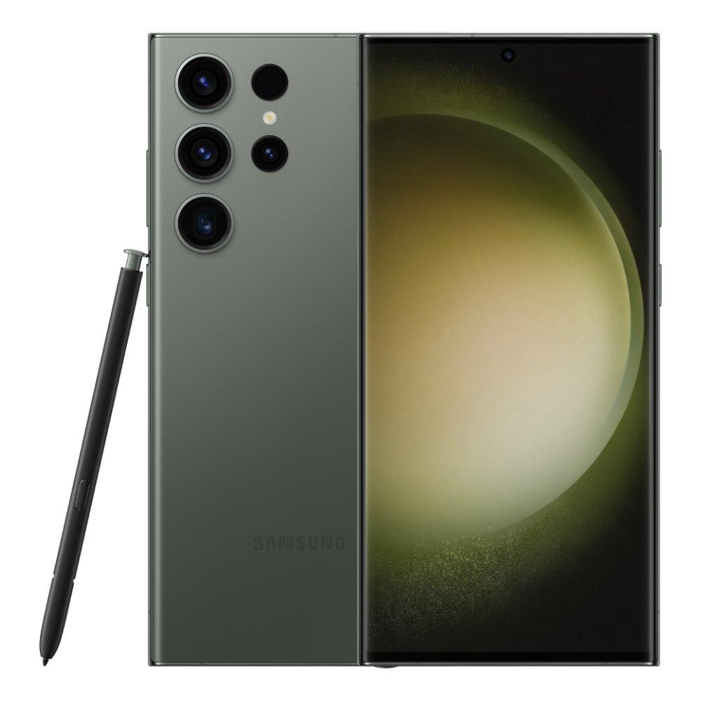 Buy Samsung galaxy s23 ultra 6. 8 inch, 256gb, 12gb ram phone - green in Saudi Arabia