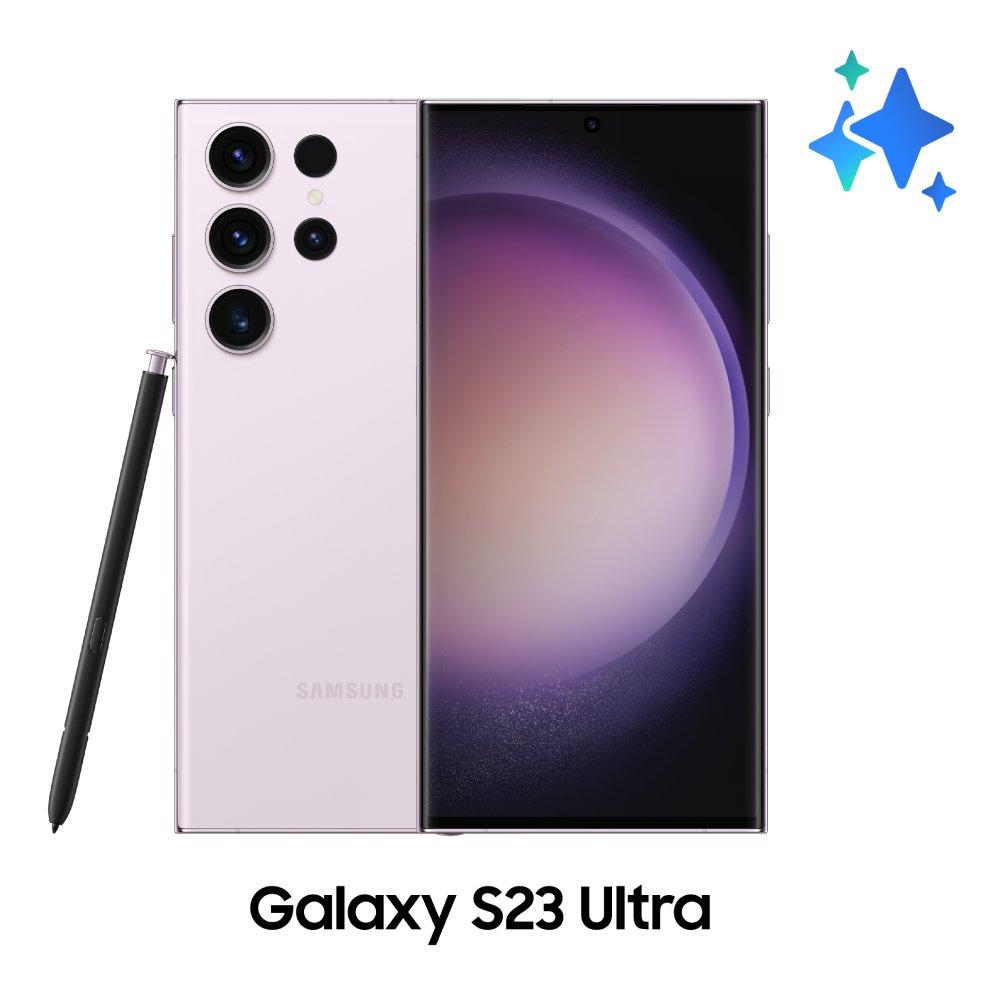 Buy Samsung galaxy s23 ultra 6. 8-inch, 256gb, 12gb ram phone - lavender in Saudi Arabia