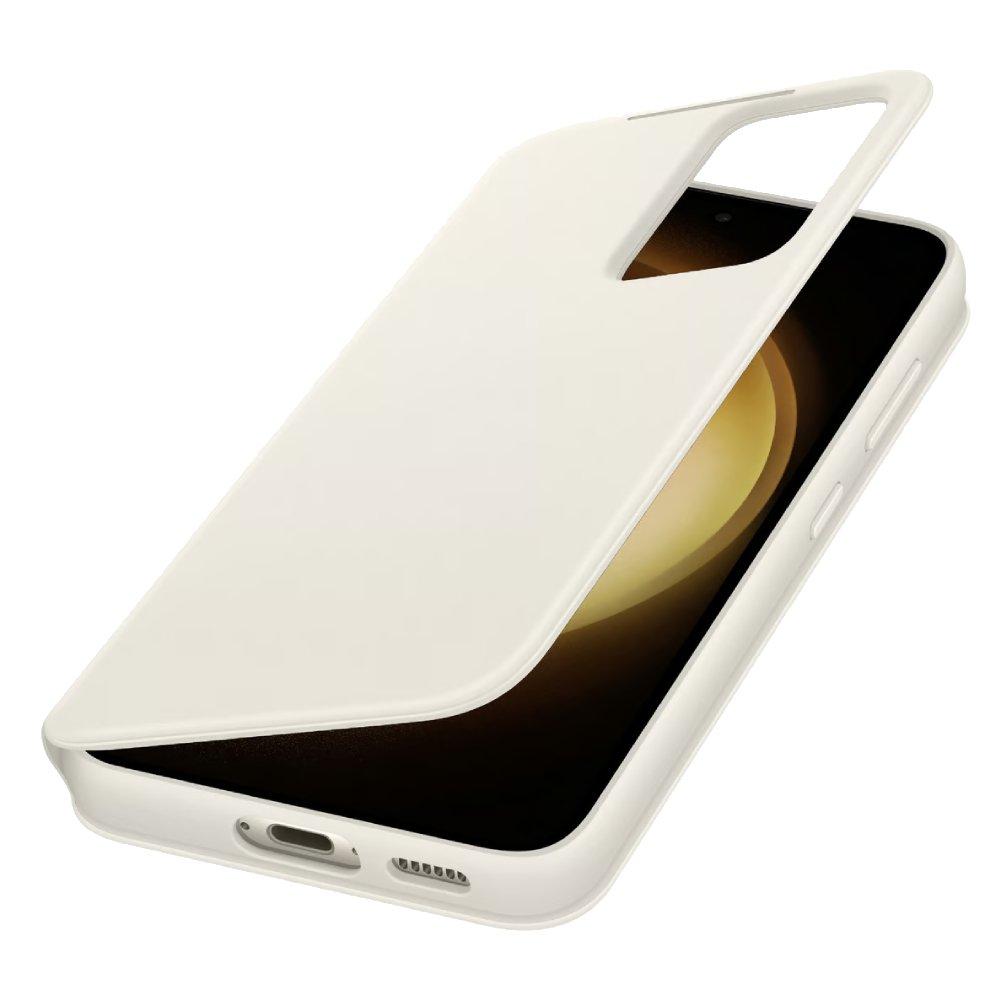  Galaxy S23+ Smart View Wallet Case - Cream