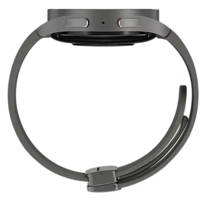 Samsung Galaxy Watch5 Pro LTE, 45mm, Titanium body, Silicon Strap, Premium & Robust  Starp - Grey