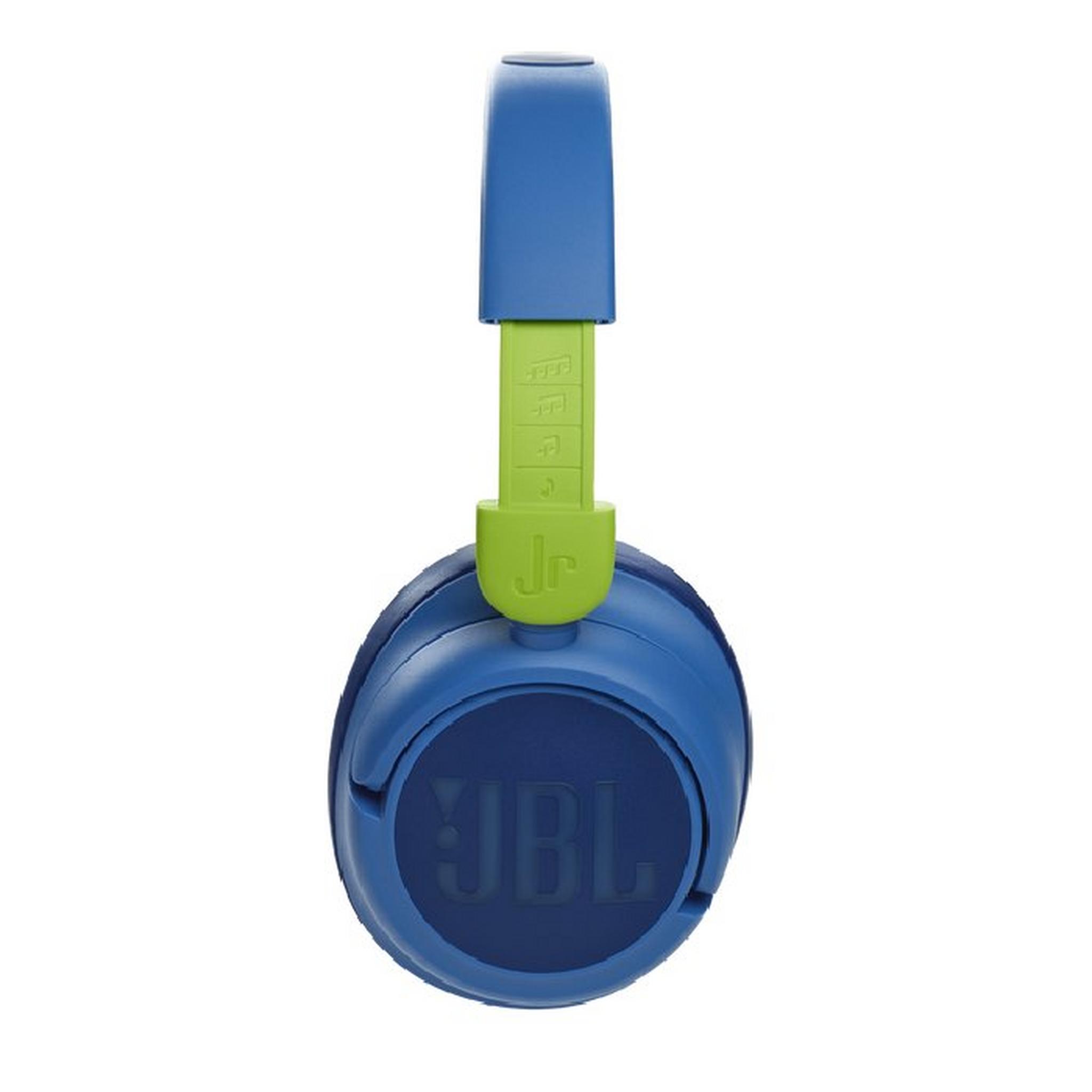 JBL Wireless Over the Ear Kids Headphones, JR460NC - Blue