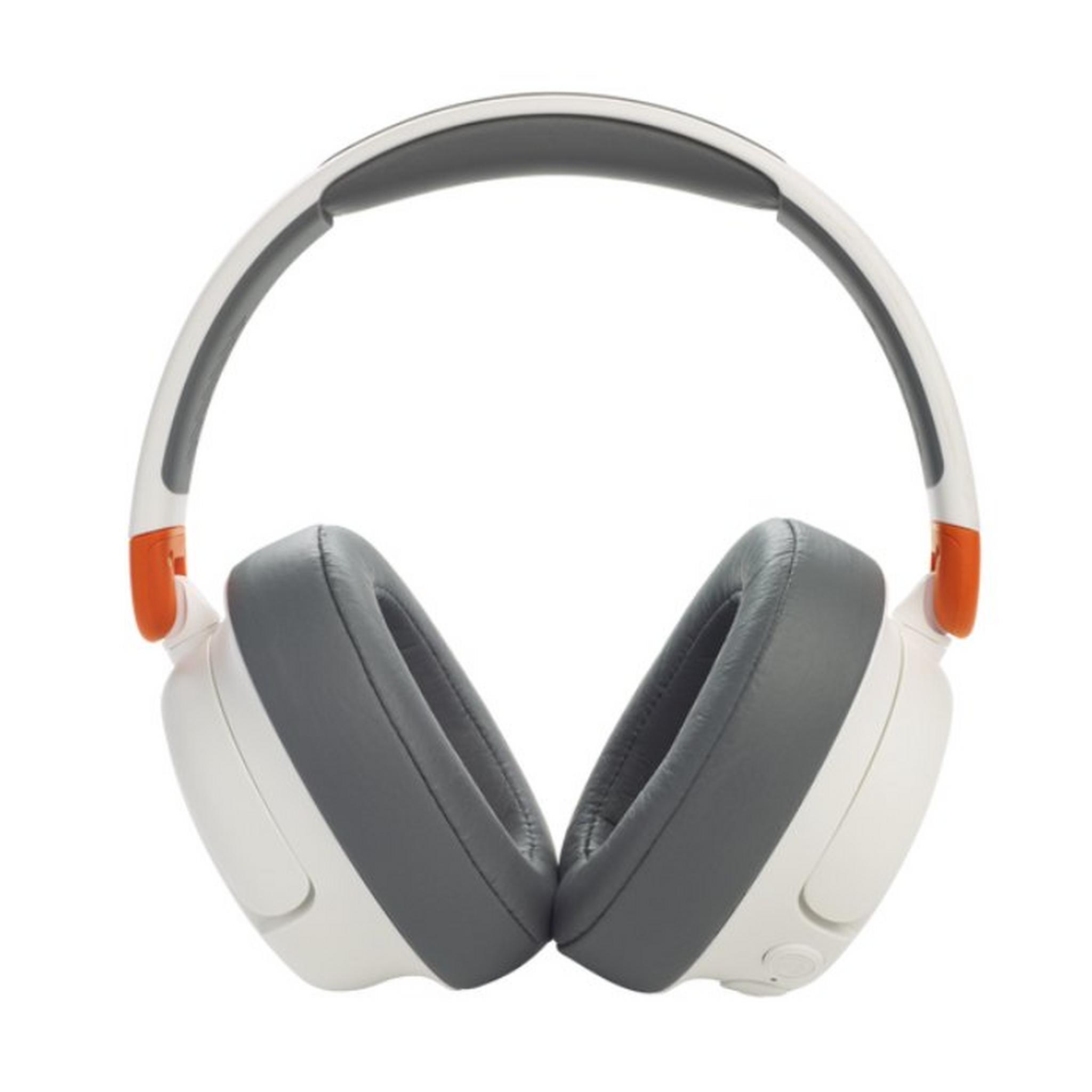 JBL Wireless Over the Ear Kids Headphones, JR460NC - White