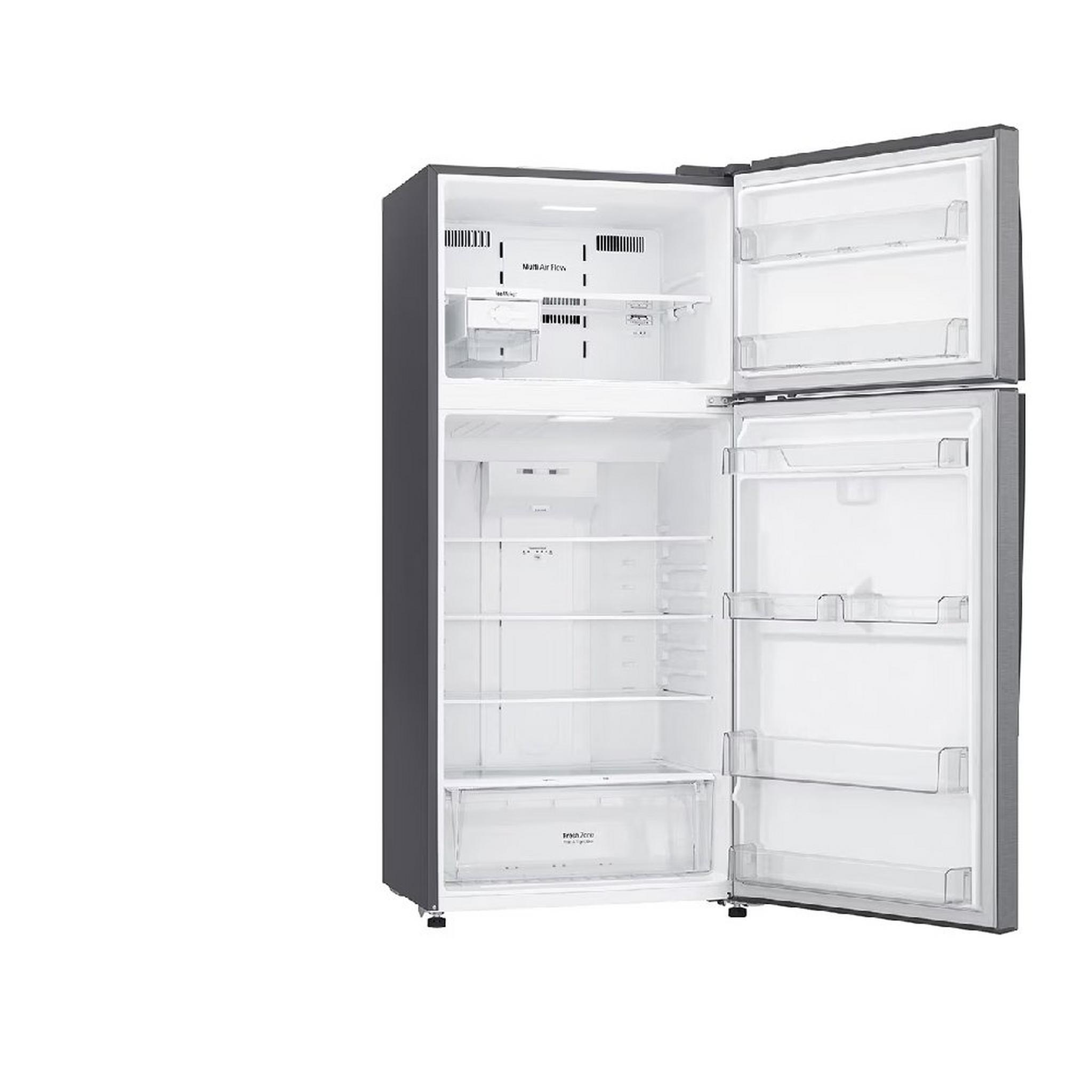 LG Top Mount Refrigerator, 18 CFT, 509L, GN-C782HQCL – Silver