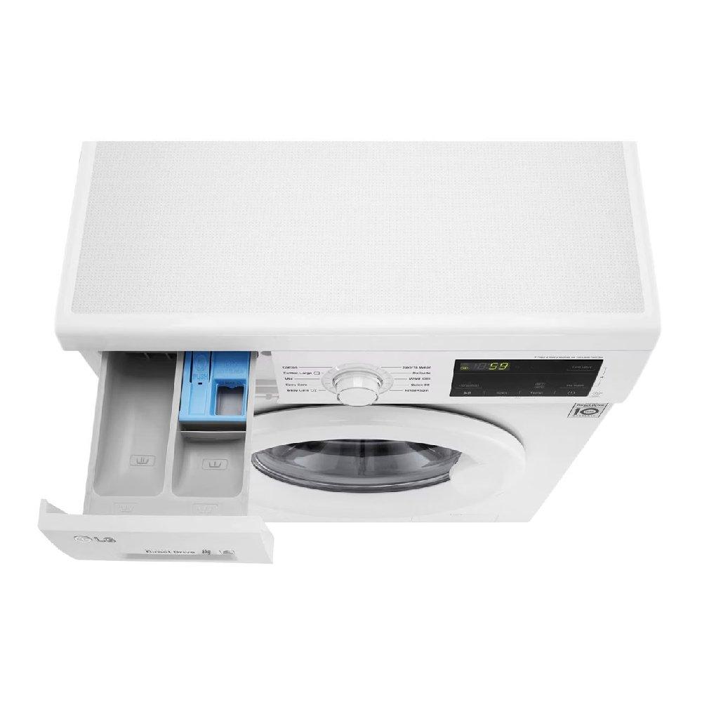 LG Front Load Washer Washing 8Kg  FH2J3TDNPO - White