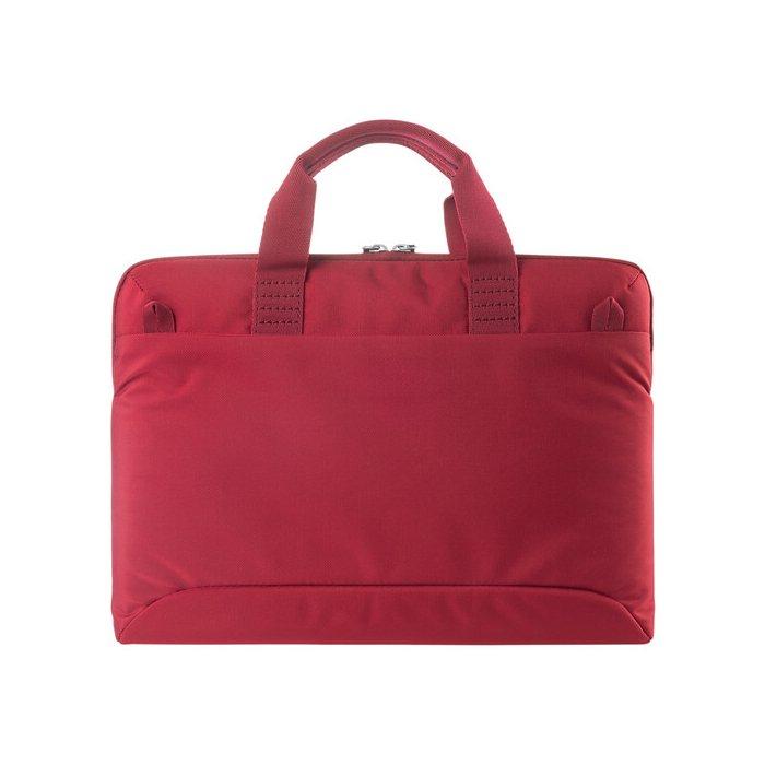 حقيبة سمايلزا فائقة النحف لاجهزة الكومبيوتر المحمول وماك بوك برو مقاس 14 بوصة، BSM1314-R- أحمر