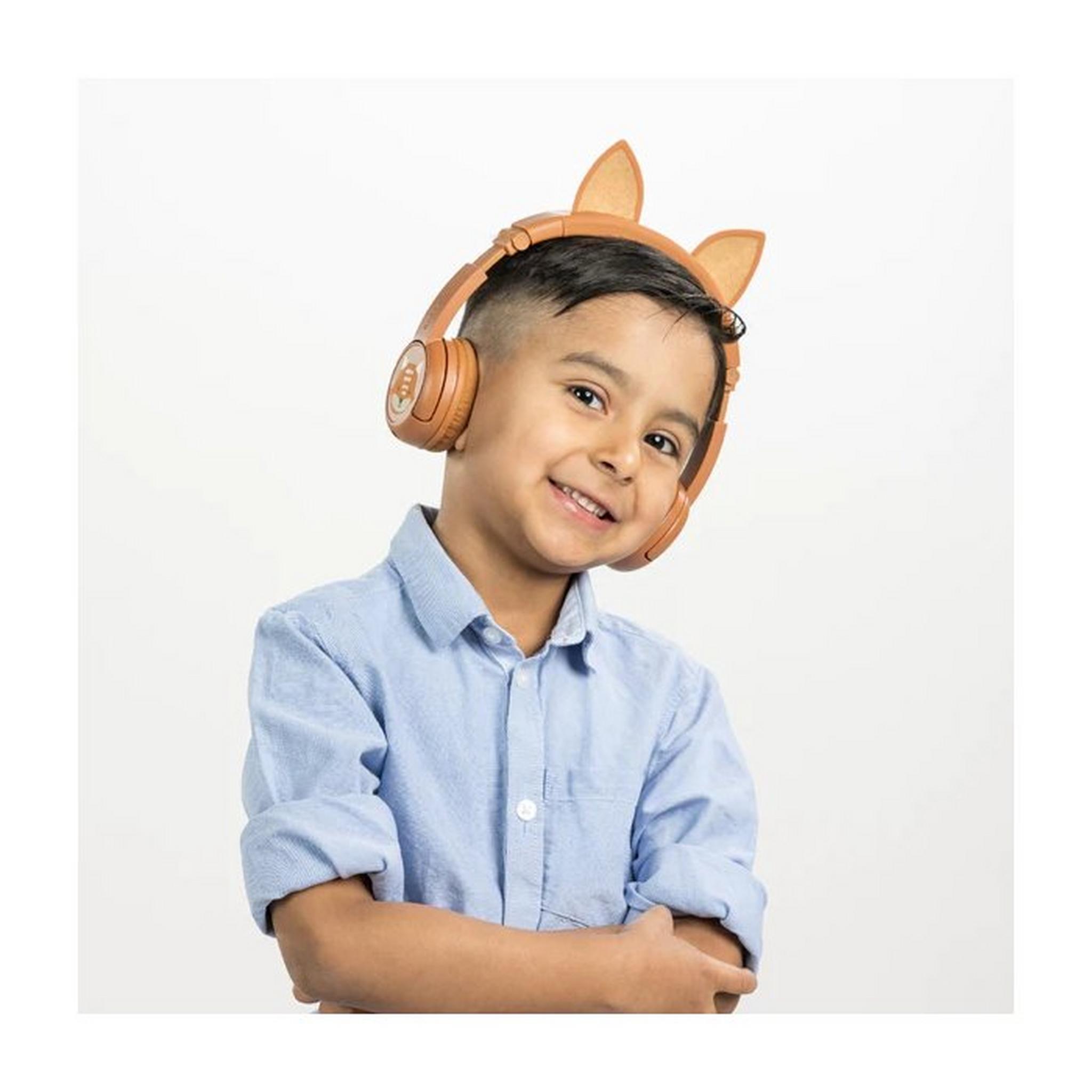 BUDDYPHONES PlayEars+ Bluetooth Wireless Headset - Fox Orange