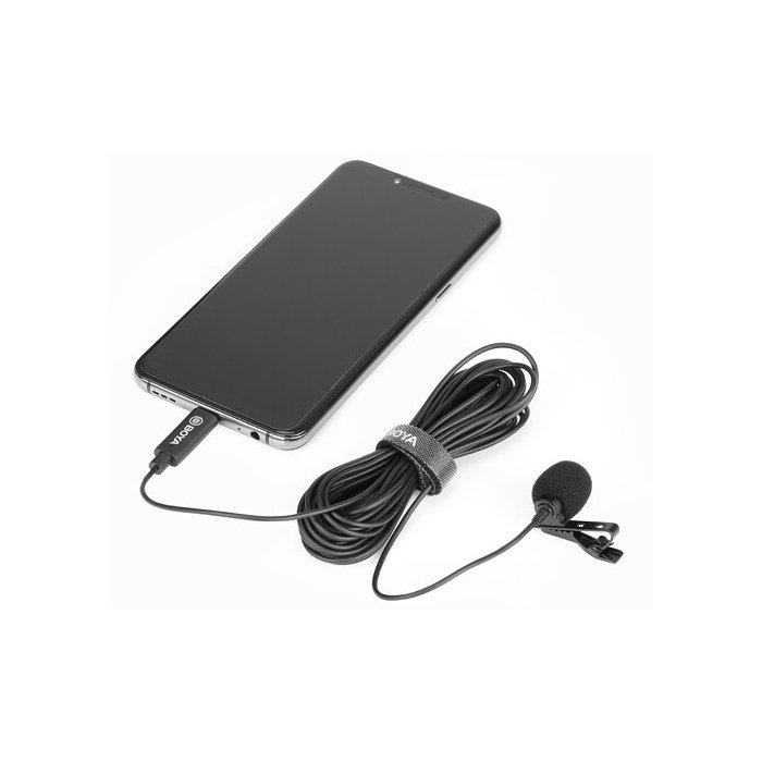 BOYA Digital Omnidirectional Lavalier Microphone with USB-C Cable, Android, BY-M3