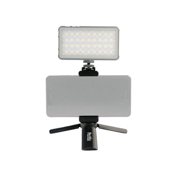 Phottix M100R LED On-Camera Light Panel – RGB