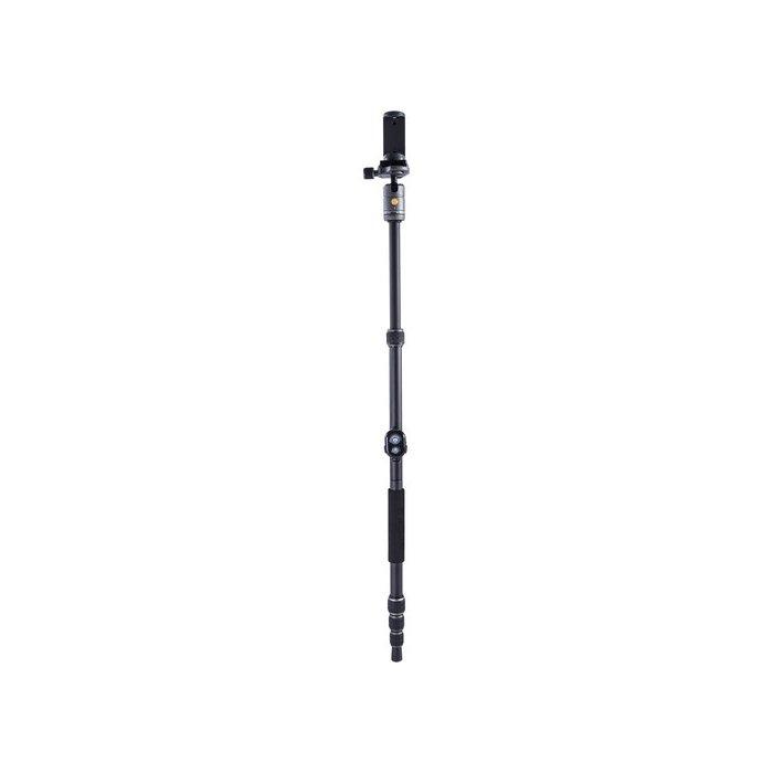Vanguard VEO 3 GO Aluminum Tripod/Monopod with T-45 Ball Head, with Smartphone Connector, and Bluetooth Remote, VEO3GO 204AB  - Black