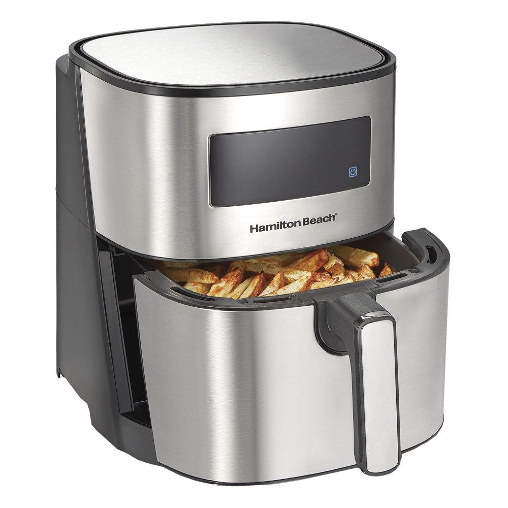 Hamilton Beach Digital Air Fryer, 1700W, 5.6L, 35075-ME – Silver