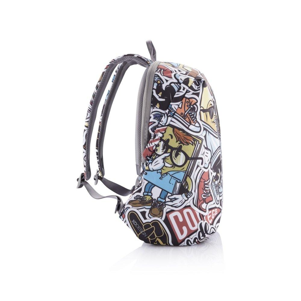 حقيبة ظهر بوبي سوفت آرت مضادة للسرقة من أكس دي ديزاين، XD-P705-868– جرافيتي