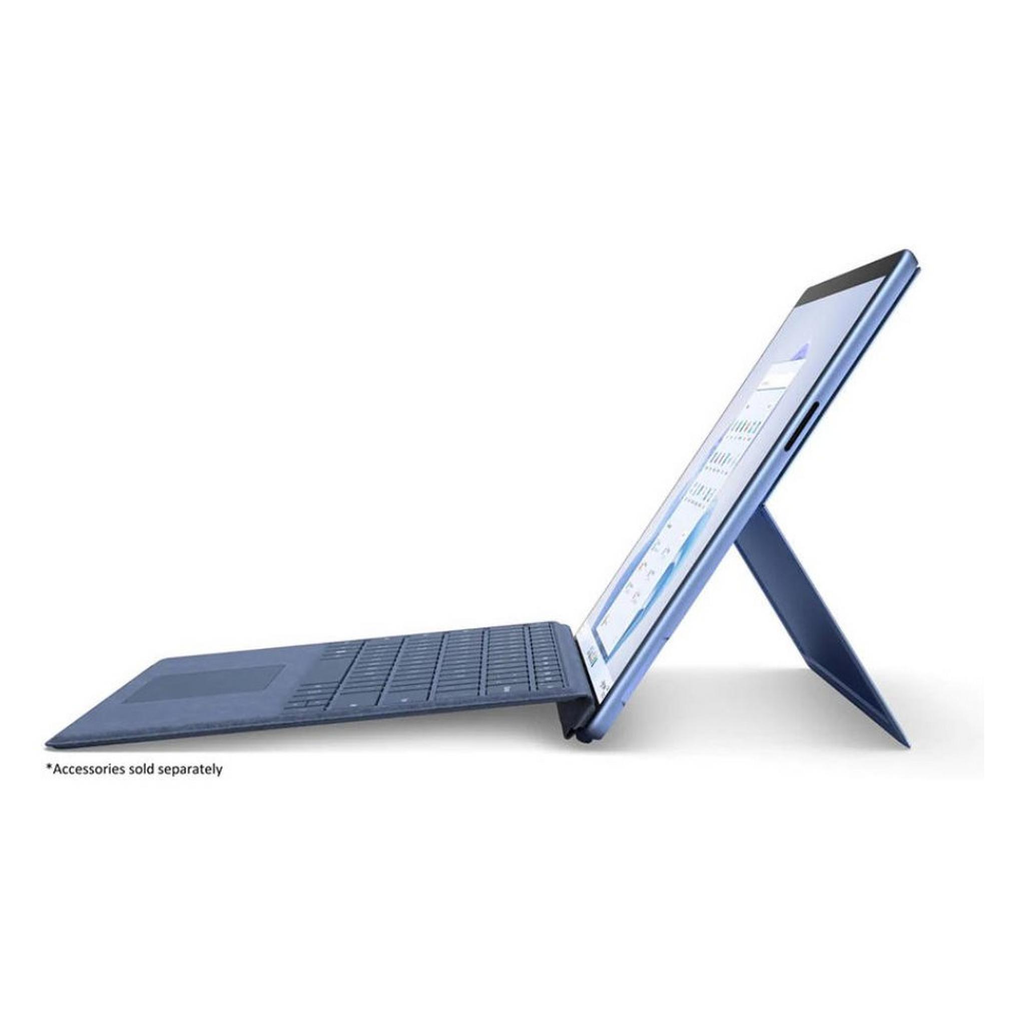 Microsoft Surface Pro 9 Convertible Laptop, Intel Core i5, 12th Gen, 8GB RAM, 256GB SSD, 13 inch, Windows 11 Home - Sapphire