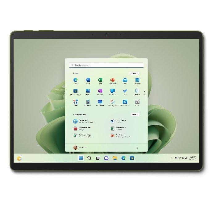 Microsoft Surface Pro 9 Convertible Laptop, Intel Core i5, 12th Gen, 8GB RAM, 256GB SSD, 13 inch, Windows 11 Home - Green