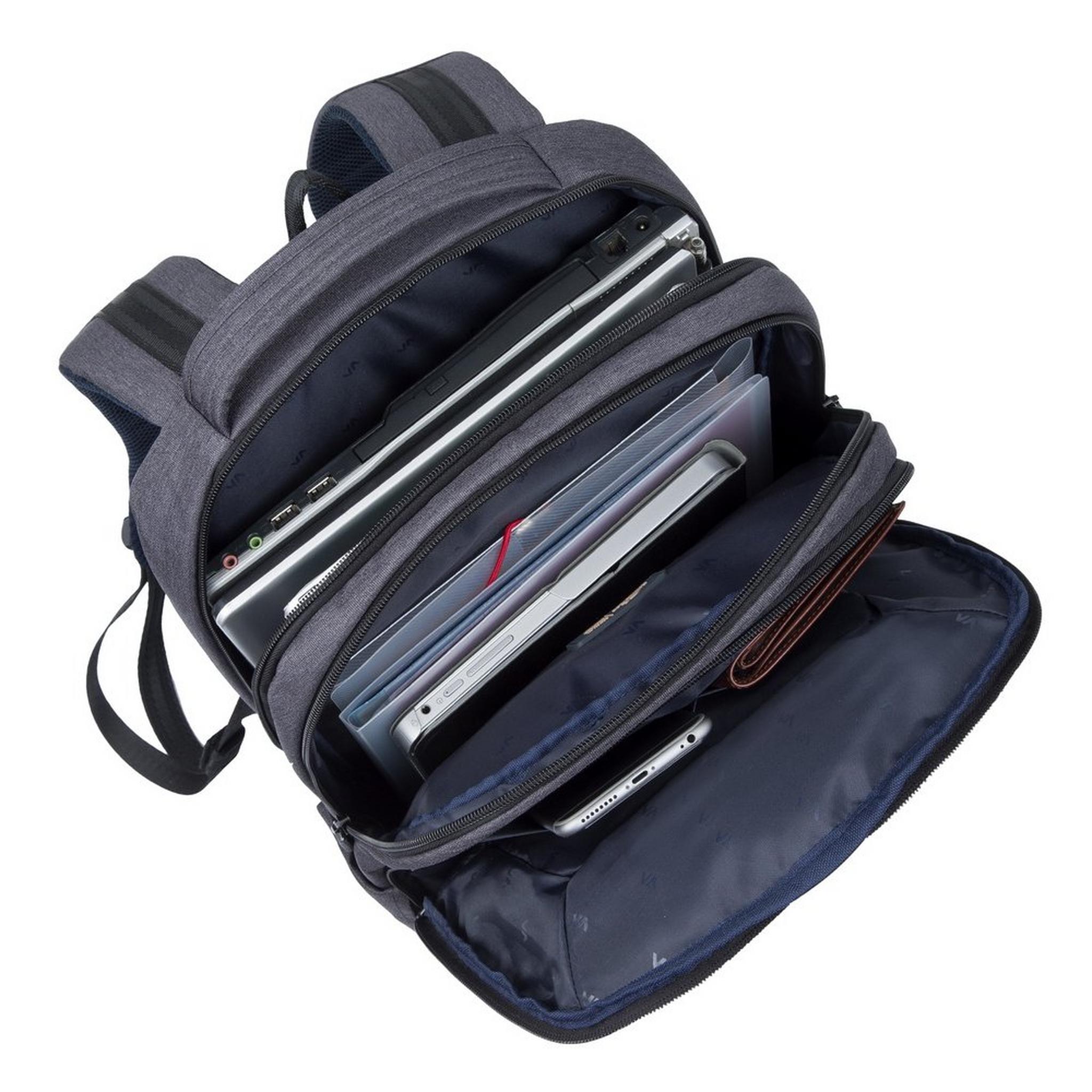 RIVA Eco Laptop Backpack, 16-inch, SUZUKA-ECO-7765 – Black