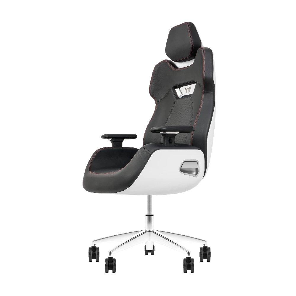 Thermaltake Argent E700 Real Leather Gaming Chair, Design by Studio F. A. Porsche, GGC-ARG-BWLFDL-01– White