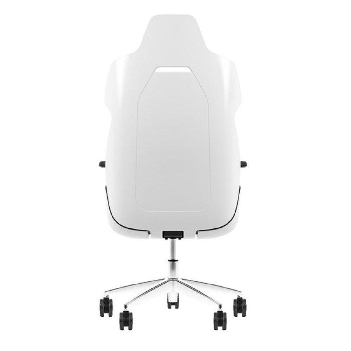 Thermaltake Argent E700 Real Leather Gaming Chair, Design by Studio F. A. Porsche, GGC-ARG-BWLFDL-01– White