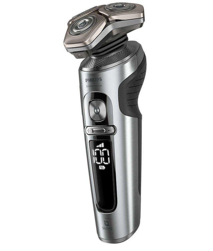 ماكينة حلاقة الشعر الرطب والجاف بريستيج سلسلة 9000 من فيليبس، SP9871/22 - كروم فضي