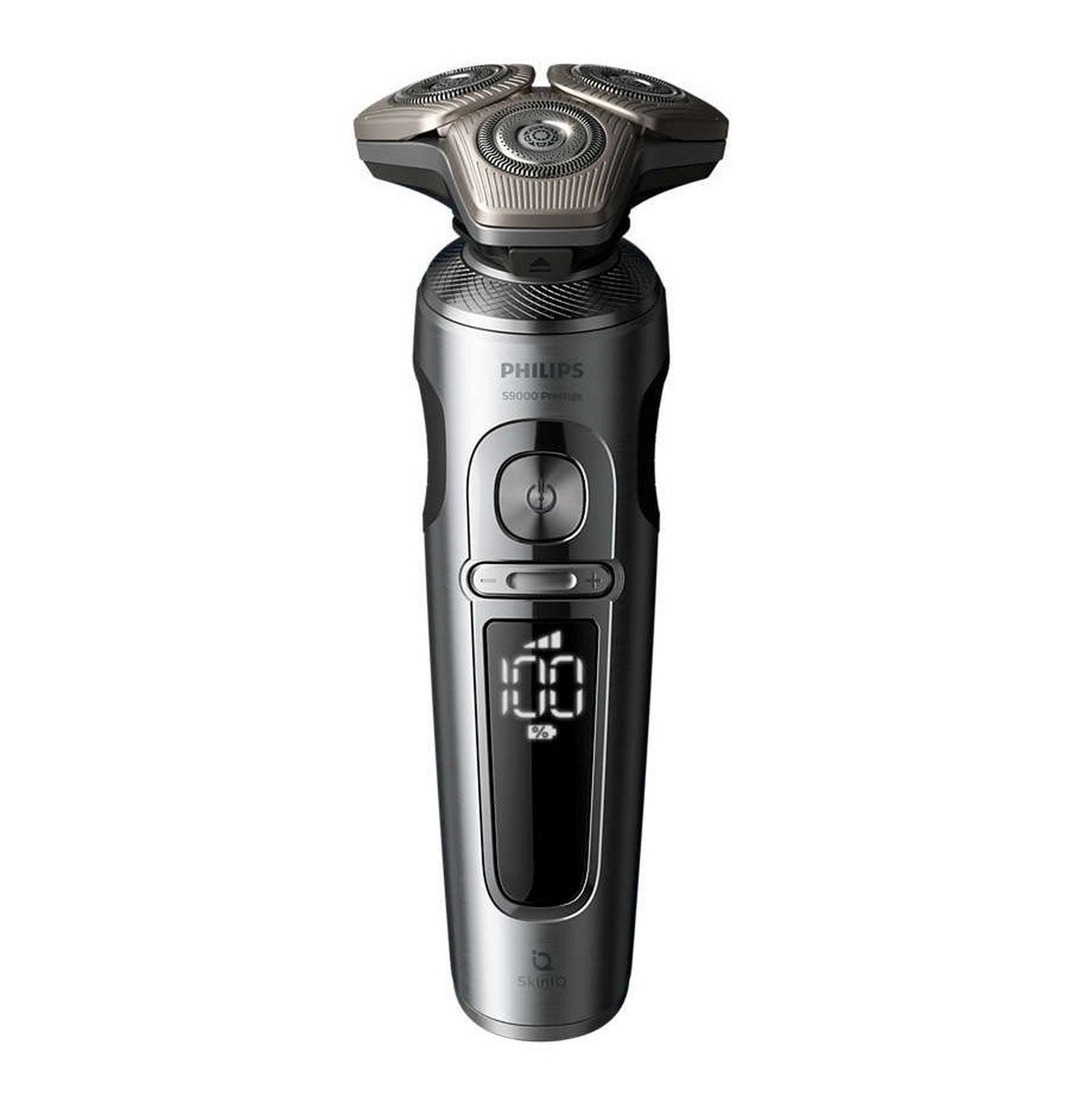 PHILIPS Series 9000 Prestige Wet and Dry Electric Shaver, SP9871/22 – Silver Chrome