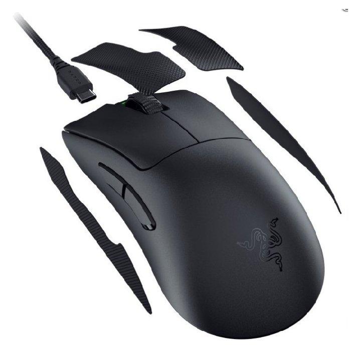 Razer DeathAdder V3 Pro USB Optical Wireless RGB Gaming Mouse, RZ01-04630100-R3U1 - Black