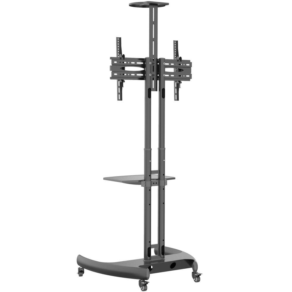 حامل تلفاز متحرك مع كاميرا من ونسا، يناسب الشاشات بقياس 32-75 بوصة ، بحجم 70 كجم، T639