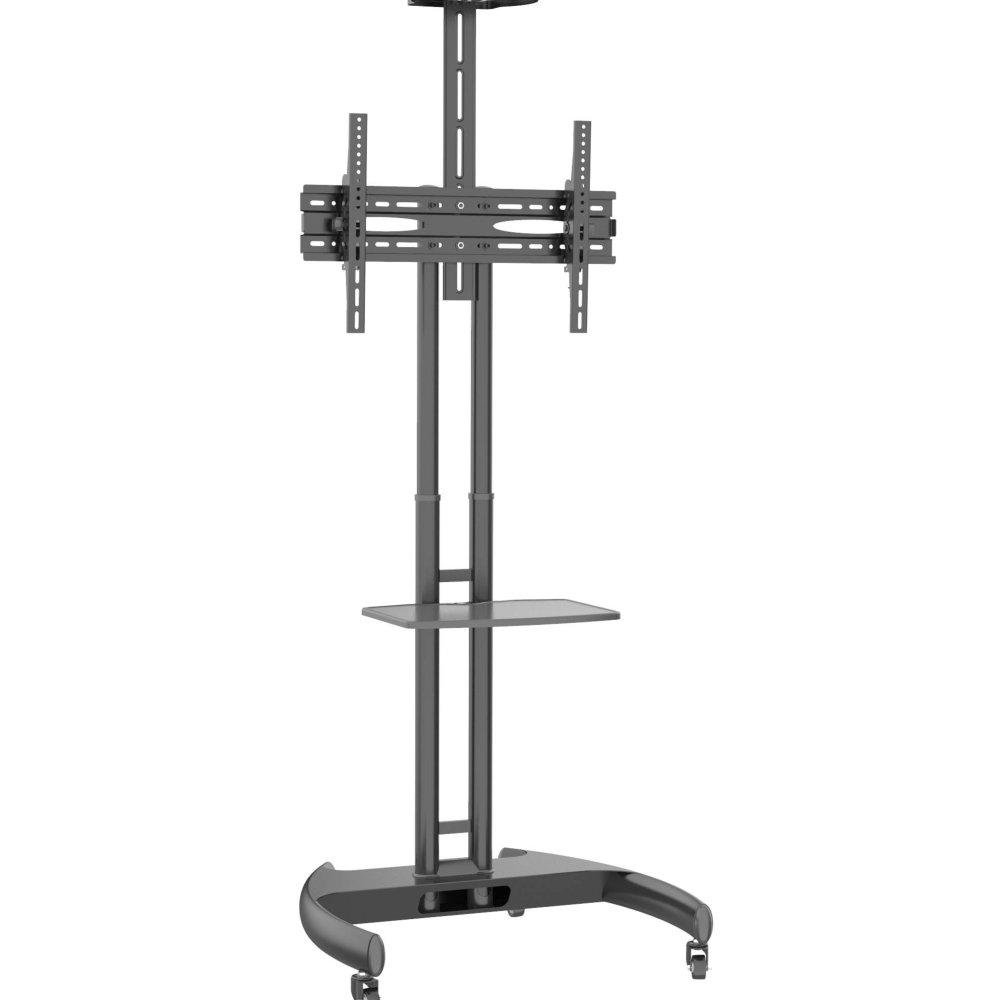 حامل تلفاز متحرك مع كاميرا من ونسا، يناسب الشاشات بقياس 32-75 بوصة ، بحجم 70 كجم، T639