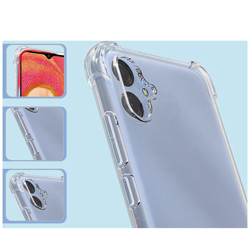 EQ Case for Samsung Mobile A04E Series, SHOCK TPU I-A04e - Clear