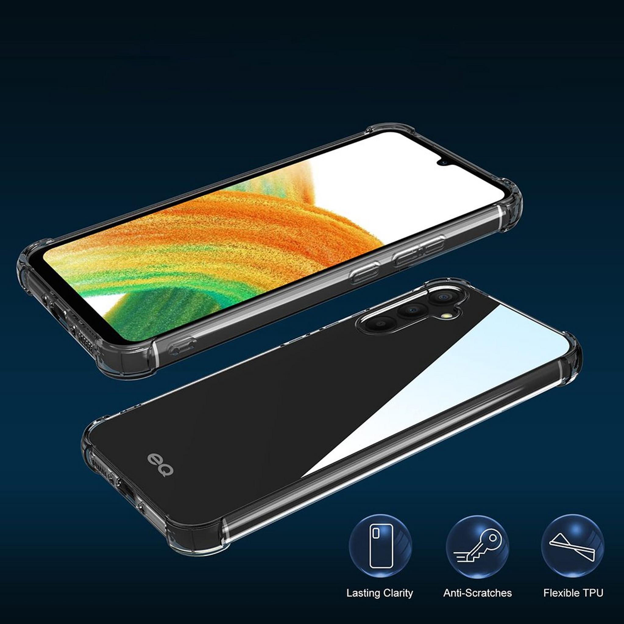 EQ Clear Case for 6.4" Samsung Galaxy A54, KICK V-A54 – Transparent