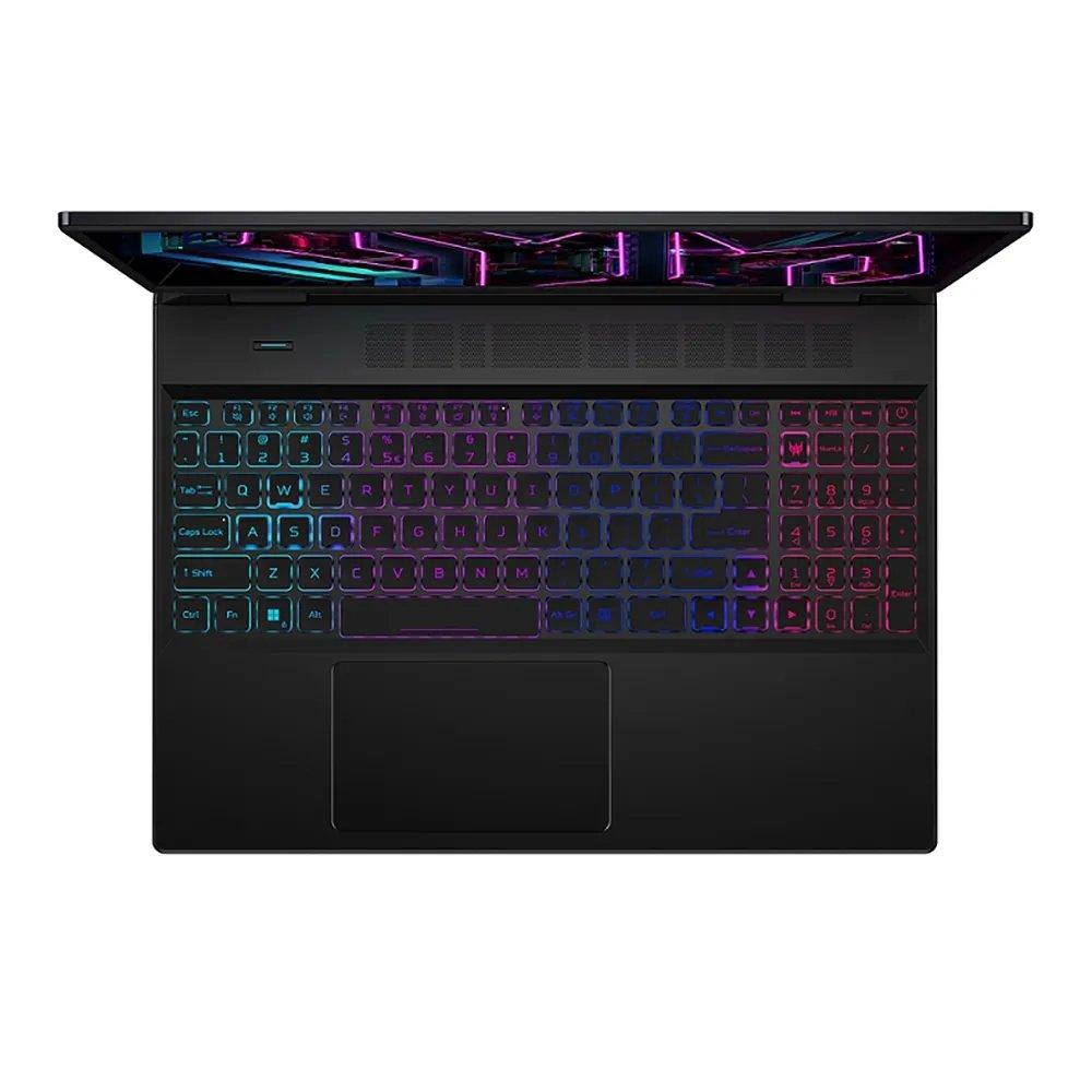 لابتوب الألعاب بريداتور هيليوس نيو 16 من ايسر، انتل كور اي7، 512جيجابايت اس اس دي ، 16جيجابايت رام، مقاس 16 بوصة ، انفيديا جي فورس ار تي اكس 4060، ويندوز 11 هوم ، NH.QLTEM.002 - اسود