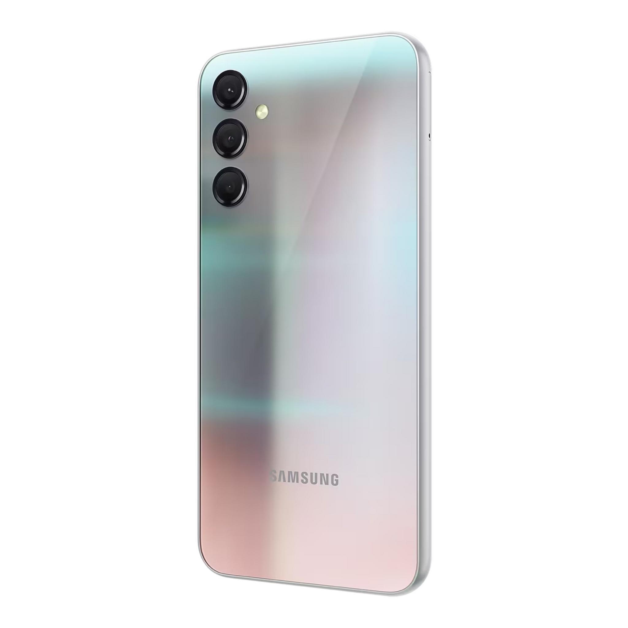 Samsung Galaxy A24, 4GB RAM, 128GB Phone - Silver