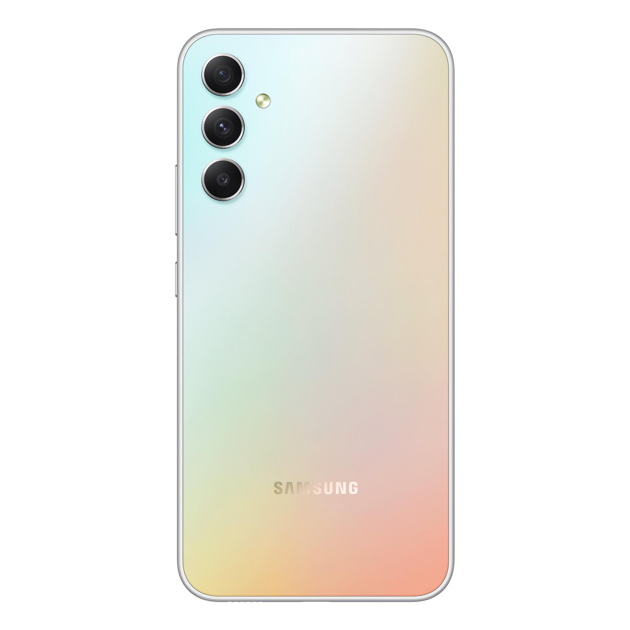 Samsung Galaxy A34 5G, 128GB, 8GB RAM Phone - Awesome Silver