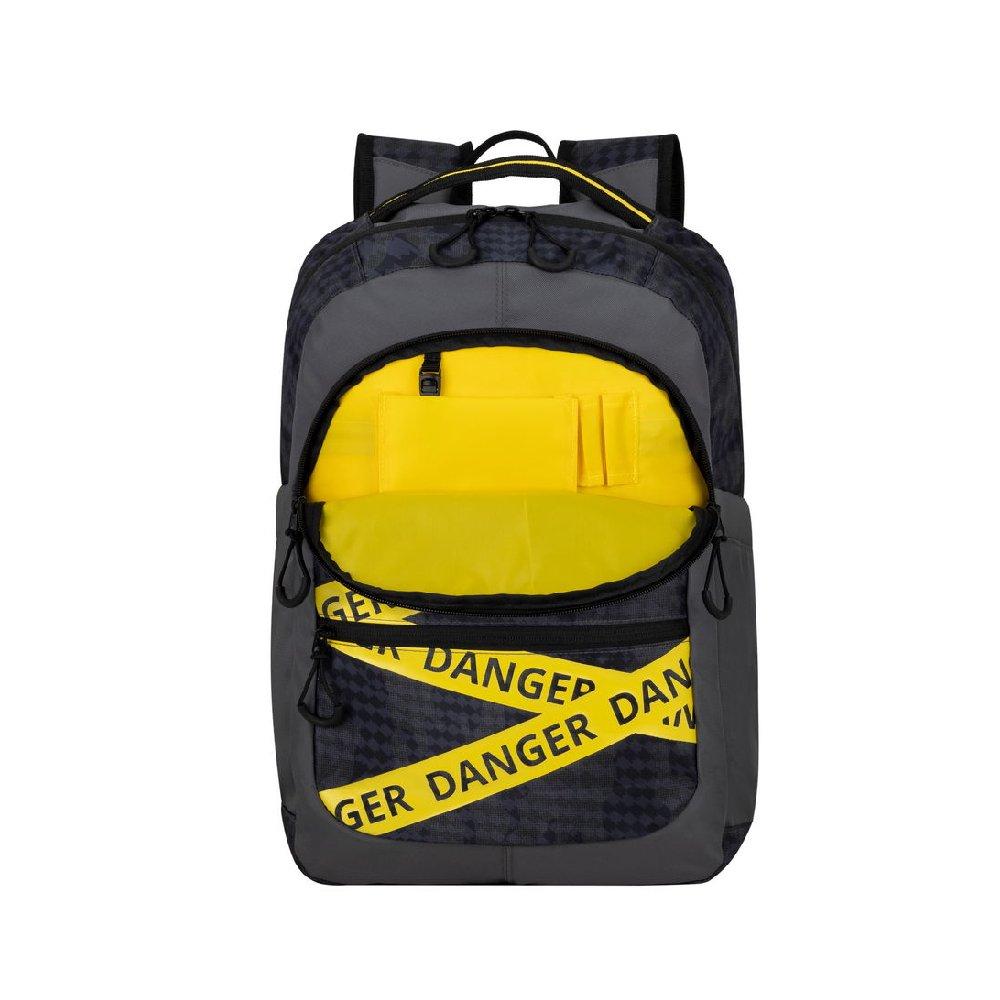 RIVA EREBUS-5431 Urban Laptop Backpack, 15.6Inch, 20L - GREY CAMO