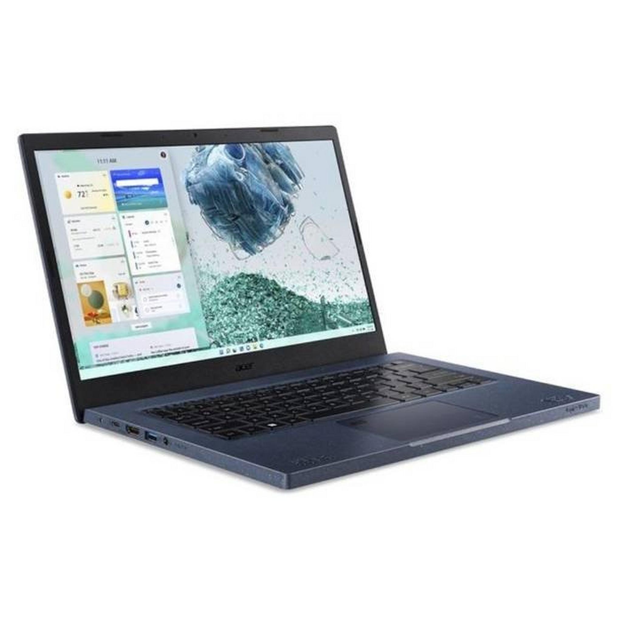 Acer Aspire Vero Laptop, Intel Core i7, 12th Gen, 16GB RAM, 512GB SSD, 14inch, FHD, Windows 11 Home, English & Arabic Keyboard, Intel Graphics Shared, AV14-51-7437  Blue