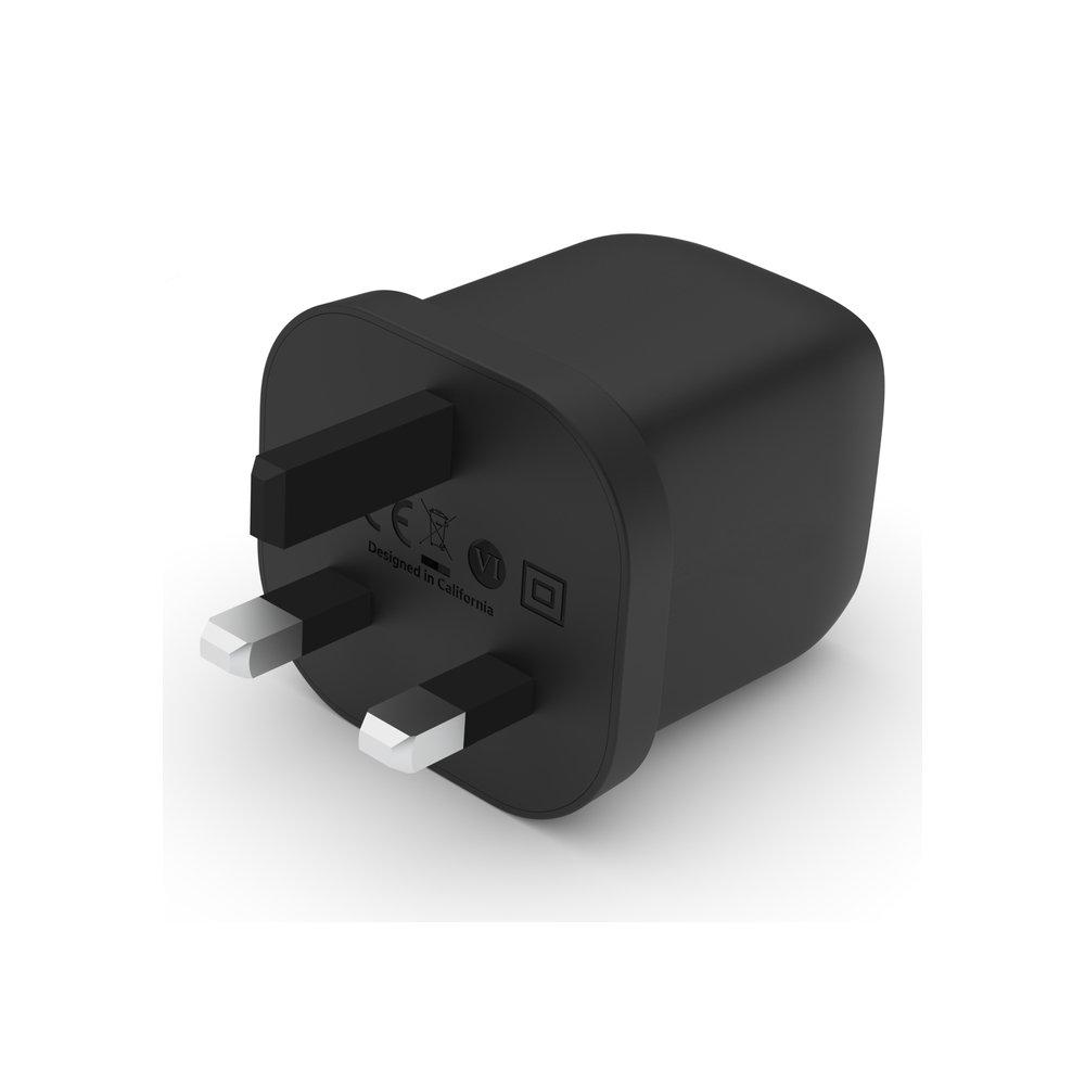 BELKIN Dual USB-C GaN Wall Charger, 45W, WCH011MYBK