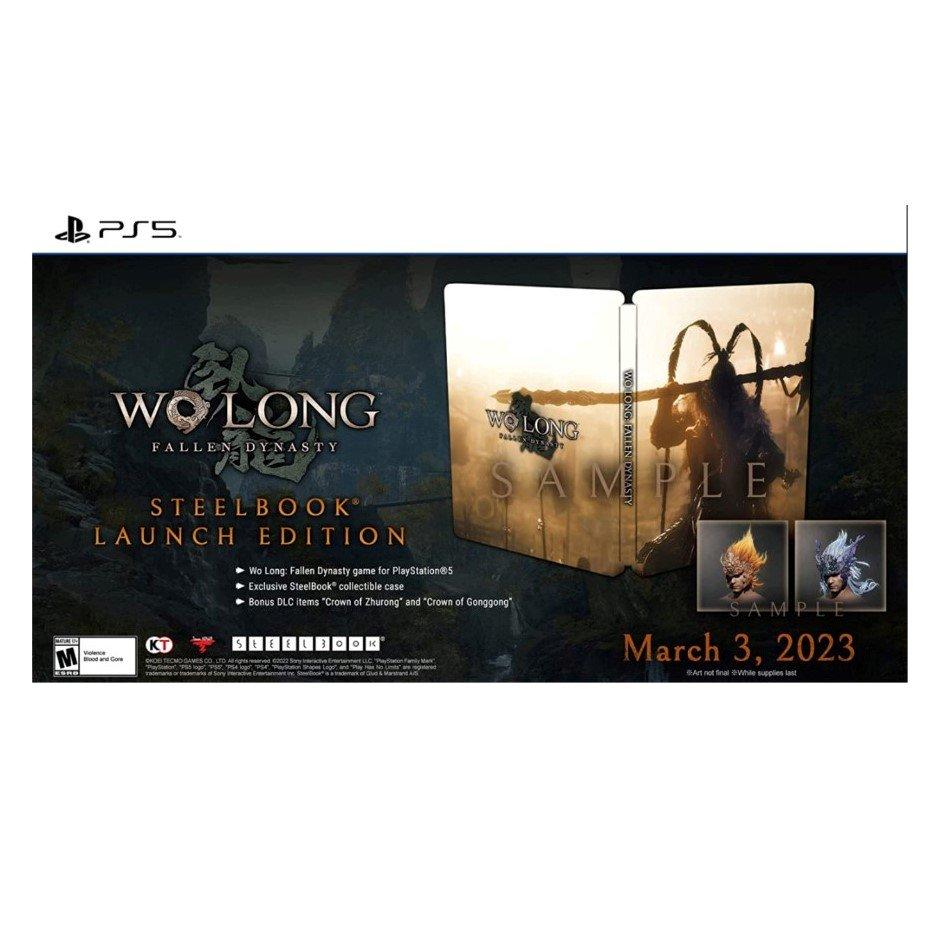 Buy Sony ps5 wo long: fallen dynasty steelbook edition in Kuwait