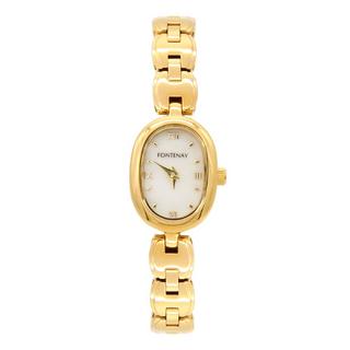 Buy Fontenay paris watch for women, analog, stainless steel band, 17x23. 4, 330wjd - gold in Kuwait