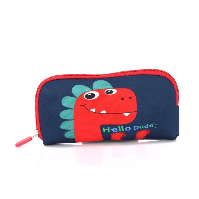 EQ Kids 3in1 Dino Small Backpack Set, KLB230212S - Navy/Red